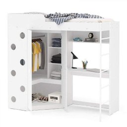 Cama Infantil Multifuncional 2 Portas 2 Prateleira Cube  - 7