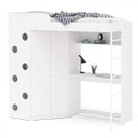 Ver mais imagens de Cama Infantil Multifuncional 2 Portas 2 Prateleira Cube 