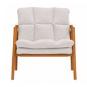 Ver imagem 5 de Poltrona Decorativa Senia Bouclé Cinza - Sallar Home