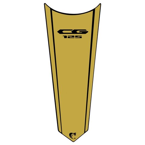 Adesivo Faixa Gravata Tanque Moto Cg Titan 125/150/160 Dourado Teu Adesivo Adesivo Faixa Gravata Tan