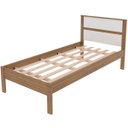 Ver imagem 6 de Cama de Solteiro com Auxiliar Fernanda Amêndoa/Branco