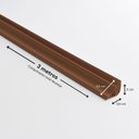 Ver imagem 2 de Acabamento Moldura para forro de PVC Belplast - Caixa com 12 metros - barras de 3m