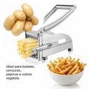 Ver imagem 2 de Super Cortador Fatiador de Batata e Legumes Lâminas Inox 304