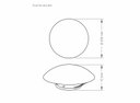 Ver imagem 4 de Luminária Plafon Solari Redondo 30W para 1 Lâmpada E27 Taschibra