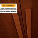 Ver imagem 7 de Guarda Roupa Casal Belgica 5 Gavetas MDF-MDP Carvalho Tapajós com LED RV Móveis