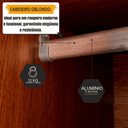 Ver imagem 3 de Guarda Roupa Casal Belgica 5 Gavetas MDF-MDP Carvalho Tapajós com LED RV Móveis