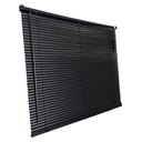 Ver imagem 2 de Persiana Horizontal Pvc Block Preta 180 (l) X 160 (a) Cm Lâminas Alta Cobertura e Kit de Instalação