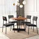 Ver imagem 1 de Sala de Jantar Carraro Mesa Átria Redonda 4 Cadeiras Neo