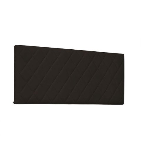 Cabeceira Painel Dubai Solteiro 90cm Corino Marrom
