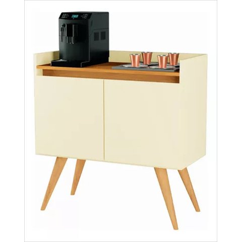 Buffet Gold 2 Portas 100% Mdp Perola Mel