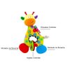 Chocalho Girafa - Um Brinquedo Sensorial para o Seu Bebê! - 4