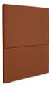 Ver imagem 2 de Cabeceira Cama Box Organica Solteiro 90cm Luna Suede C/frame Terracota