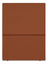 Ver imagem 4 de Cabeceira Cama Box Organica Solteiro 90cm Luna Suede C/frame Terracota