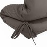 Futon Solteiro Dobrável Oriental Confort Plus Chumbo Sarja Impermeável - 2
