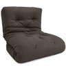 Futon Solteiro Dobrável Oriental Confort Plus Chumbo Sarja Impermeável - 4