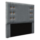 Ver imagem 2 de Kit Recamier e Cabeceira Santorini Spz 90cm Veludo - Doce Sonho Móveis