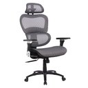 Ver imagem 1 de Cadeira de Escritório Ergonômica Presidente Tela Mesh Kelter Cinza V502