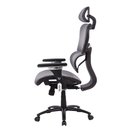 Ver imagem 3 de Cadeira de Escritório Ergonômica Presidente Tela Mesh Kelter Cinza V502