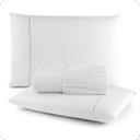 Ver imagem 1 de Jogo de Lencol Casal Queen 3 Peças 400 Fios Percal com Elastico Hotel Cor Branco