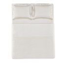 Ver imagem 2 de Jogo de Cama Casal Karsten 200 Fios Percal 100% Algodão Deliz Branco/cinza