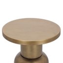 Ver imagem 4 de Mesa Decorativa em Metal Dourado Mart 44cm