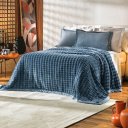 Ver imagem 2 de Cobertor King Desert Plush Flanel Fleece 400g/m² 100% Poliéste Altenburg Azul Balneário