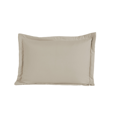 Porta Travesseiro Versatile Micropercal 300 Fios 70x50cm: Porta Travesseiro - Cáqui