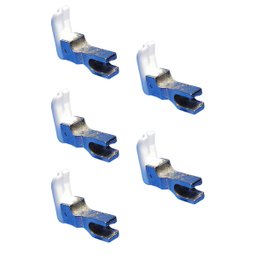 05 Pé Calcador de Teflon Pesponto Compensado para Maquina Reta Industrial Lado Esquerdo 2mm Tcl-1/16 - 5
