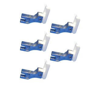 05 Pé Calcador de Teflon Pesponto Compensado para Maquina Reta Industrial Lado Esquerdo 2mm Tcl-1/16