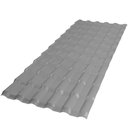 Ver imagem 1 de Telha Pvc Plan 2,42m X 88cm 6 Ondas Cinza - P3010055 - Afort