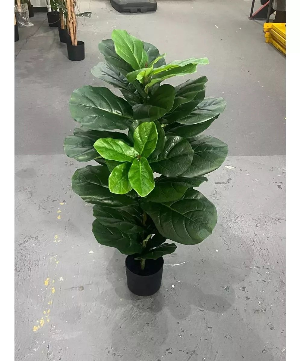 Planta Artificial Ficus Lyrata Planta Decoração Sala 1.00m - 4