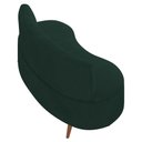 Ver imagem 7 de Sofá 2 Lugares para Sala Living 135cm Pés Palito Korah K04 Veludo Verde - Mpozenato