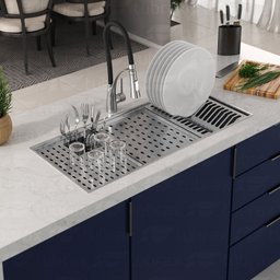 Cuba Pia de Cozinha Gourmet com Módulos Porta Pratos Copos Talheres Saladeira Inox 304 Tubrax - 4