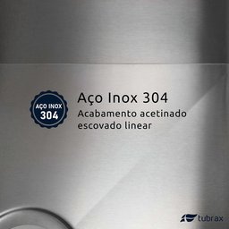 Cuba Pia de Cozinha Gourmet com Módulos Porta Pratos Copos Talheres Saladeira Inox 304 Tubrax - 6