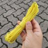 Corda Sobrevivência 39kg Paracord 425 Libras Amarela Natureza Aventura 1 Metro Resistente 3mm - 2