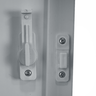 Porta Sanfonada Pvc Translucida 260x240 Cinza - 5