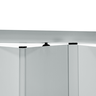 Porta Sanfonada Pvc Translucida 260x240 Cinza - 6