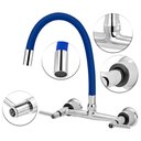 Ver imagem 1 de Torneira Misturador Cozinha De Parede Gourmet Colorido 1/4v.:Azul