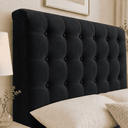 Ver imagem 3 de Cabeceira Ana Estofada Veludo p/ Cama Box Casal Queen 160cm Quarto