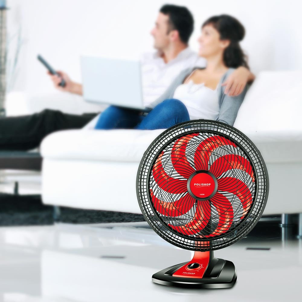 Ventilador de Mesa Polishop - Ultra Wind Comfort - 40Cm | 127V