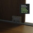 Ver imagem 7 de Guarda-roupa Casal Madesa Kansas 3 Portas de Correr com Espelho 3 Gavetas