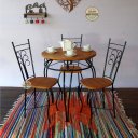 Ver imagem 1 de Jogo de Mesa Rococó Minas Rústico Jogo Bistrô