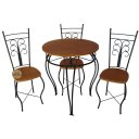 Ver imagem 3 de Jogo de Mesa Rococó Minas Rústico Jogo Bistrô