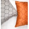 Capa para Almofada em Veludo Bordado Supreme Quadrada Terracota - 4