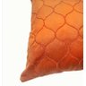 Capa para Almofada em Veludo Bordado Supreme Quadrada Terracota - 2