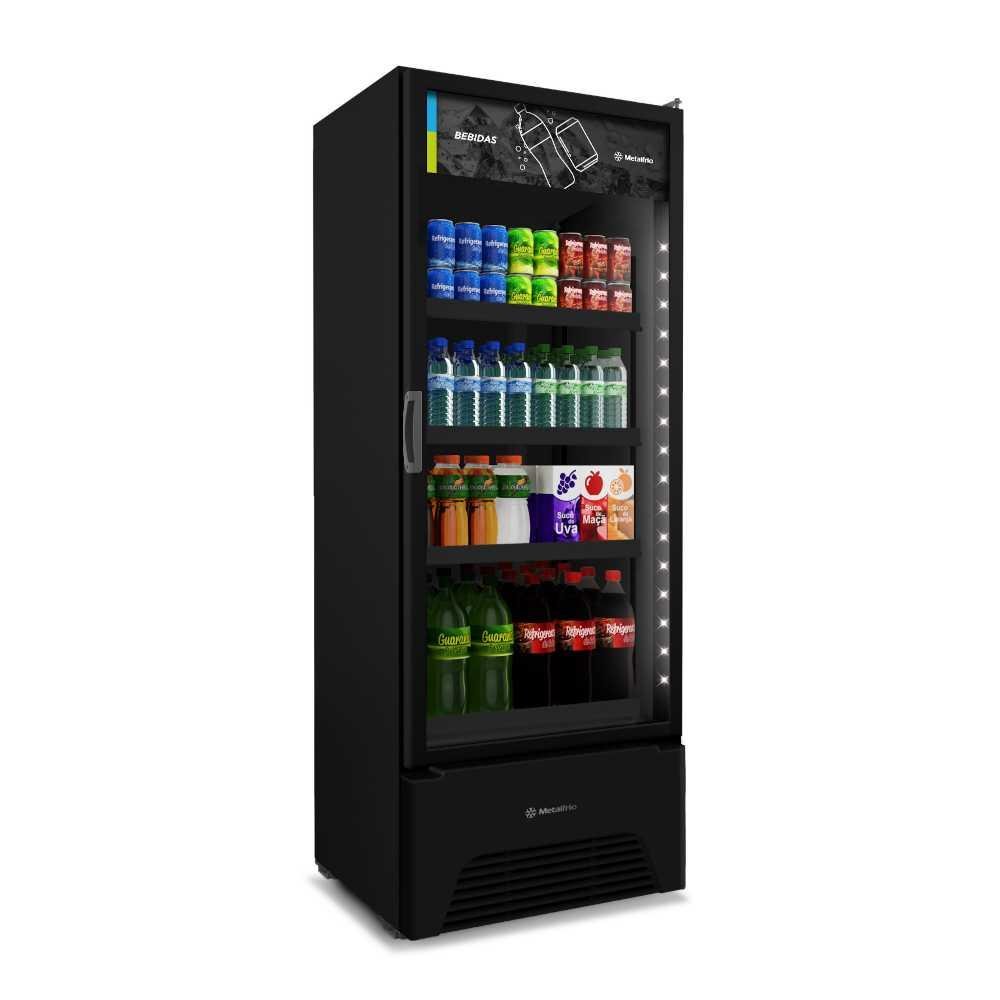 Expositor Vertical Multiuso 577 Litros Vb52ah All Black 220v - Metalfrio - 2
