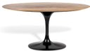 Ver imagem 3 de Mesa de Jantar Saarinen Oval 1,20x0,80 Base Preto Tampo Frejo