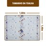 Toalha Mesa Plástica Térmica Borboletas 4 a 6 Lugares 1,60 - 6