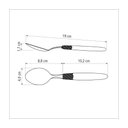 Ver imagem 3 de Kit 24 Colher de Mesa Tramontina Ipanema Inox Preto