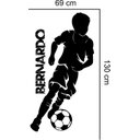Ver imagem 2 de Adesivo de Parede Jogador de Futebol Mod03:69 X 130 Cm